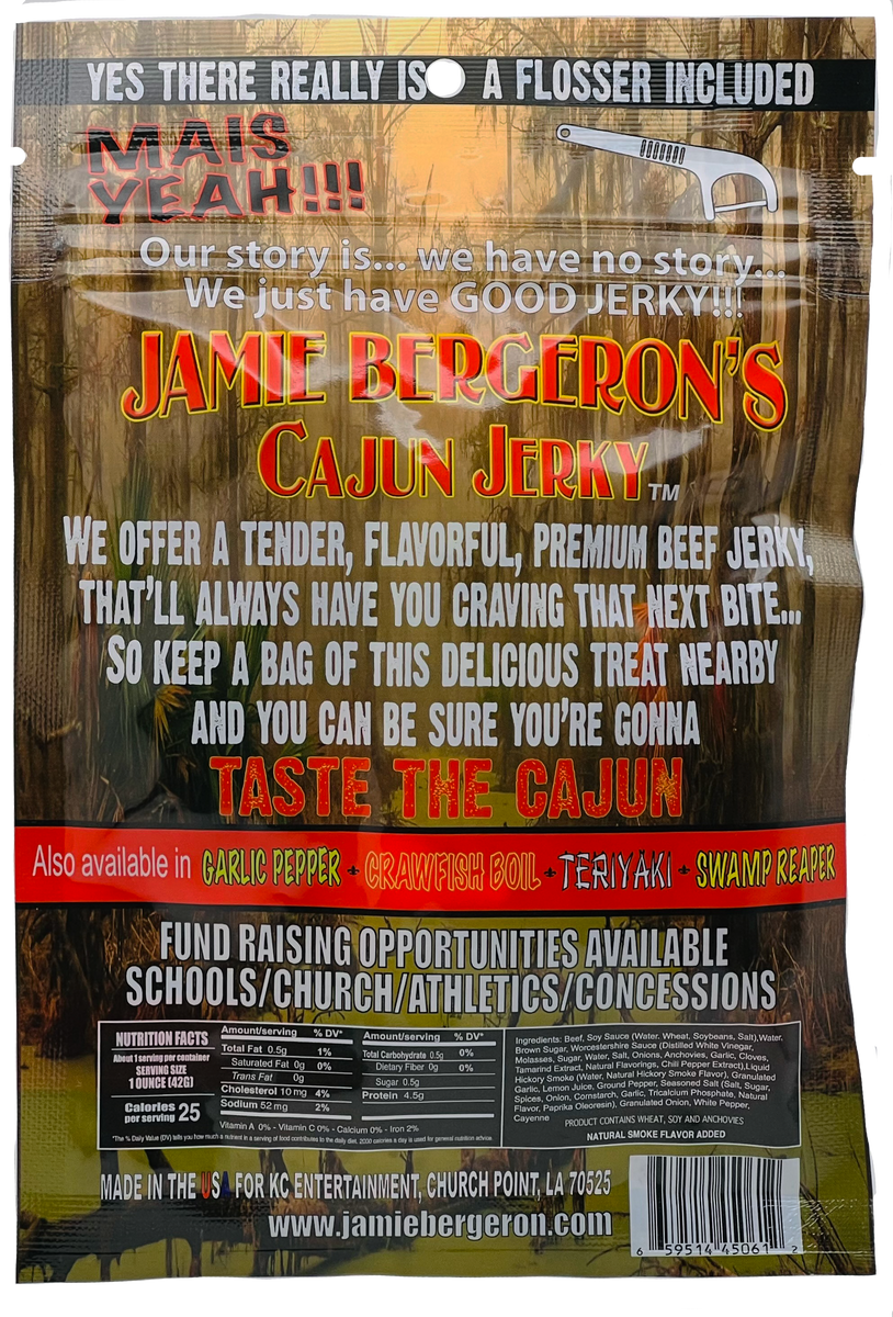 JAMIE BERGERON'S ORIGINAL CAJUN JERKY Jamie Bergeron Gear