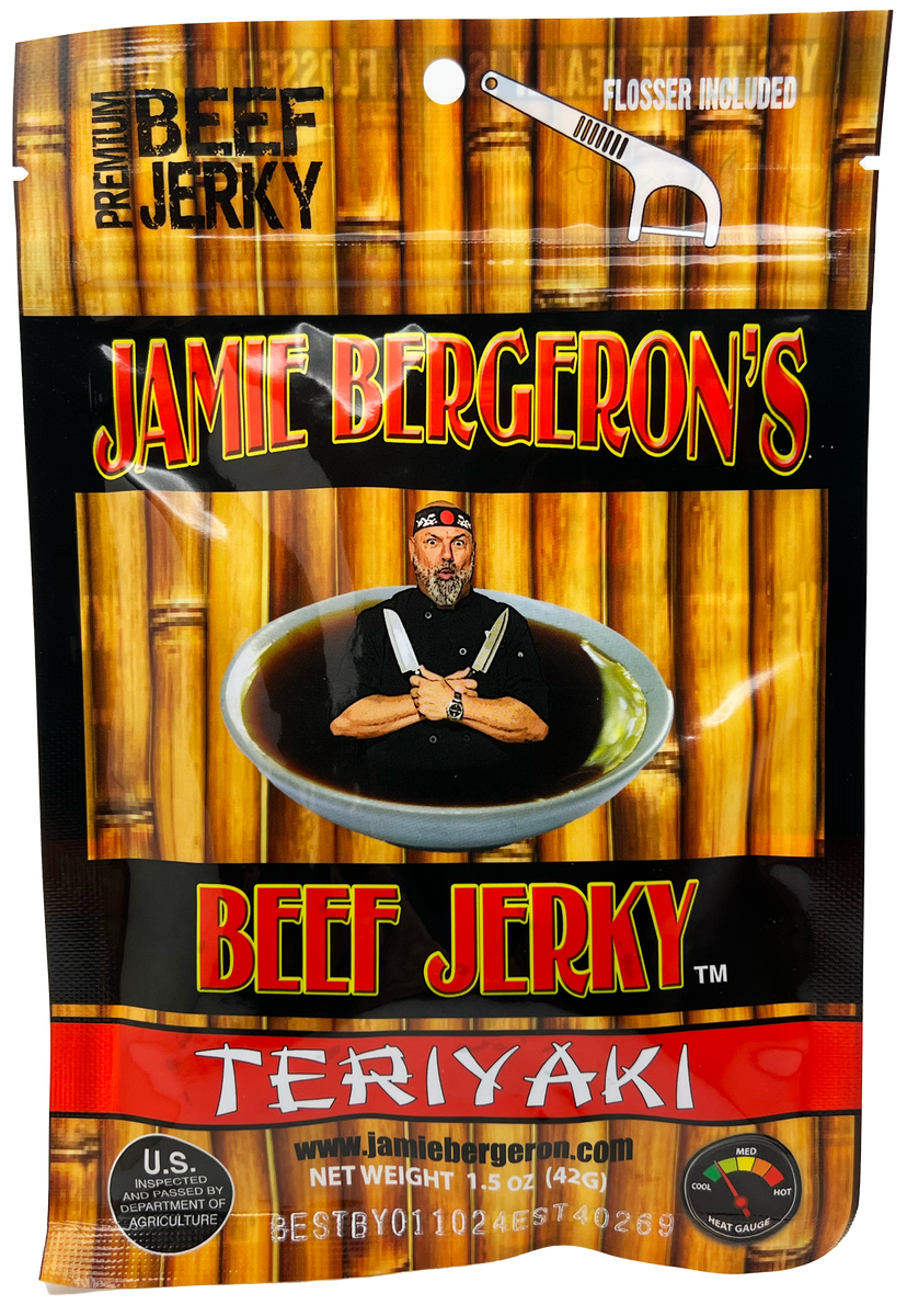 JAMIE BERGERON'S TERIYAKI BEEF JERKY – Jamie Bergeron Gear