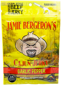 JAMIE BERGERON'S GARLIC PEPPER CAJUN JERKY