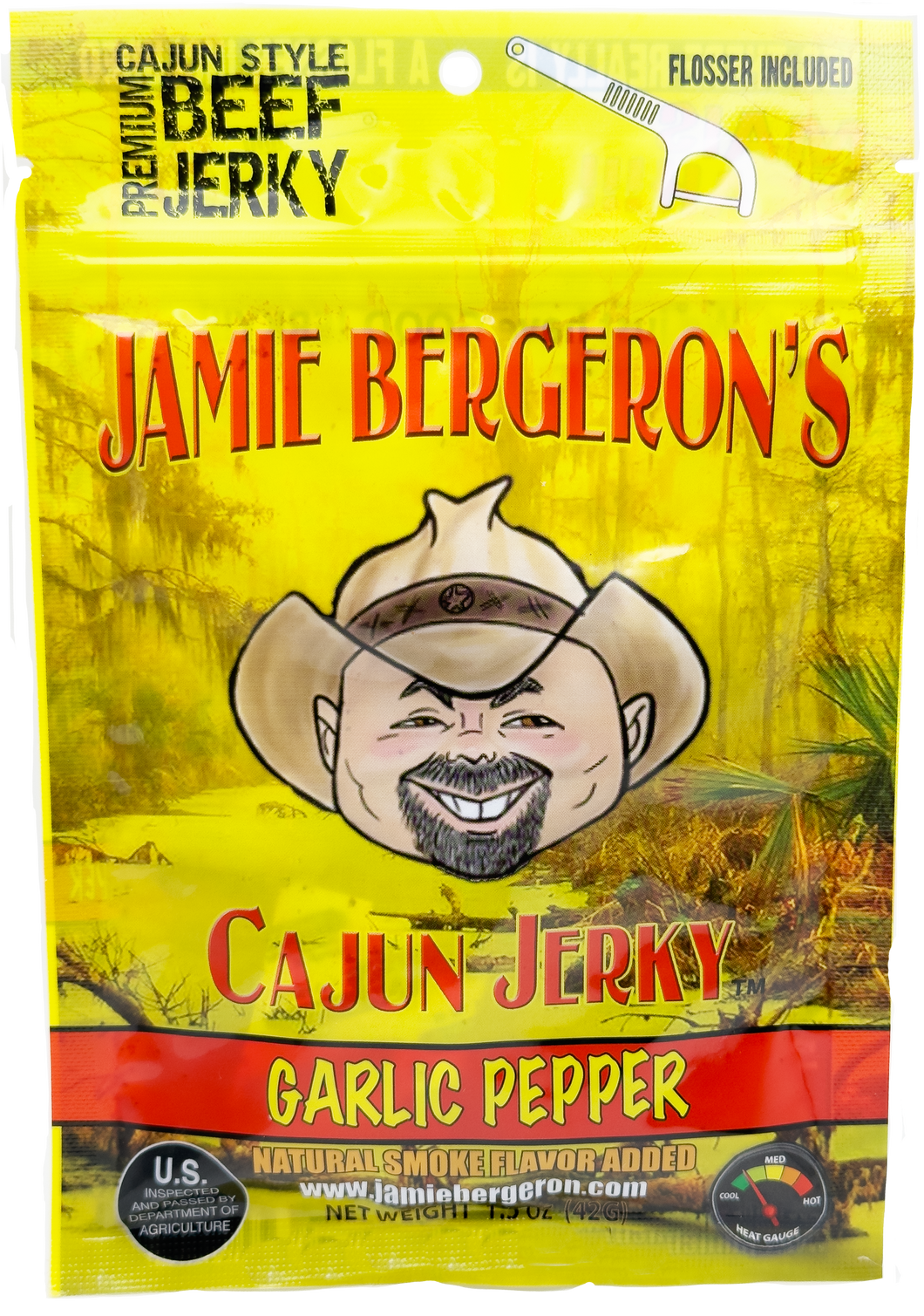 JAMIE BERGERON'S GARLIC PEPPER CAJUN JERKY