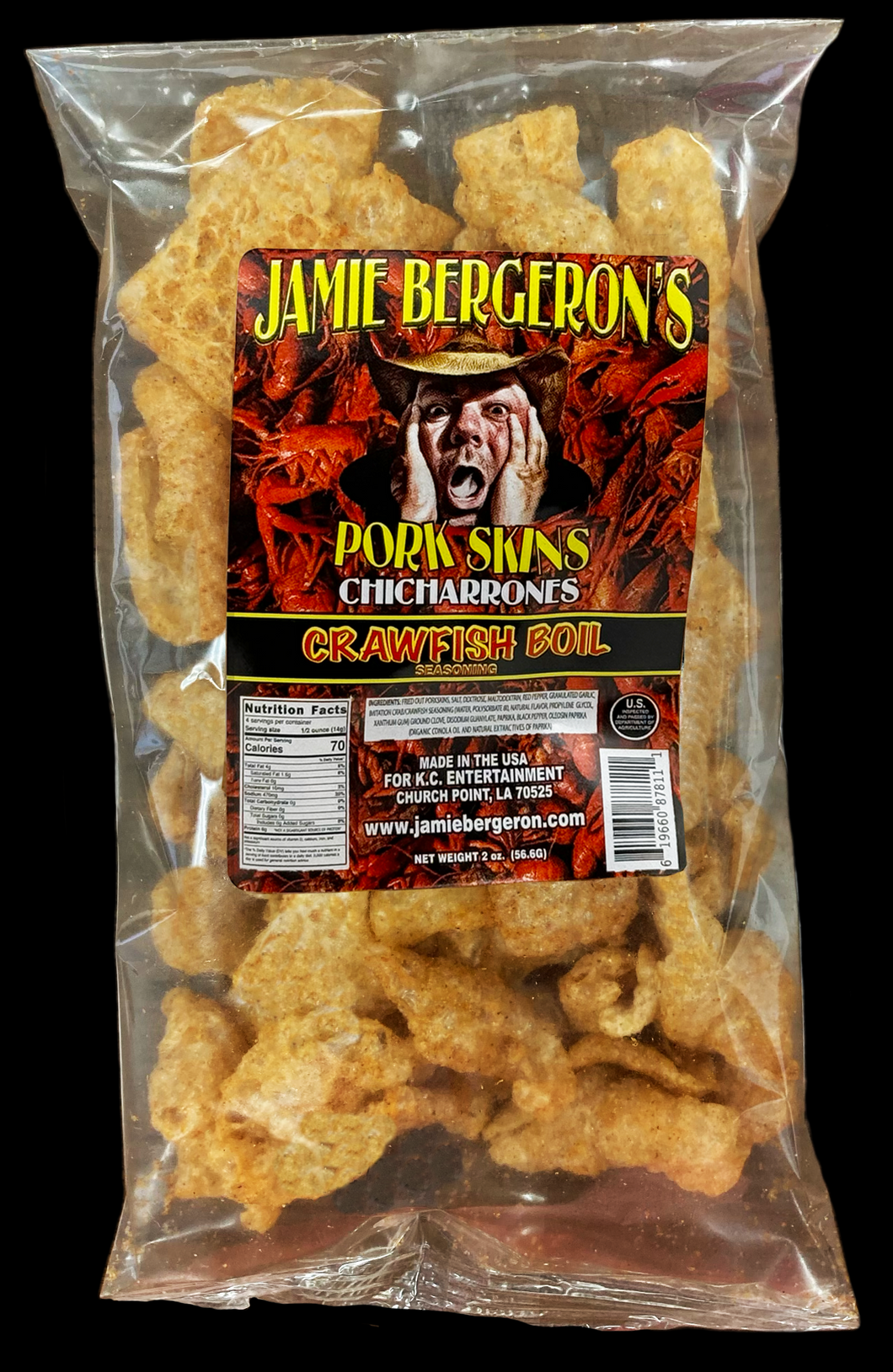JAMIE BERGERON'S PORK SKINS (CRAWFISH BOIL)