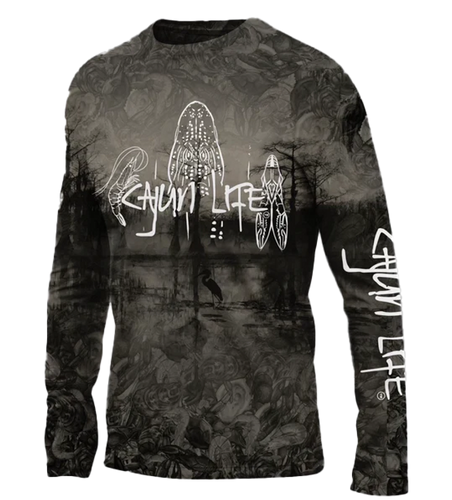 CAJUN LIFE long sleeve shirt (size S-M-L-XL-XXL)